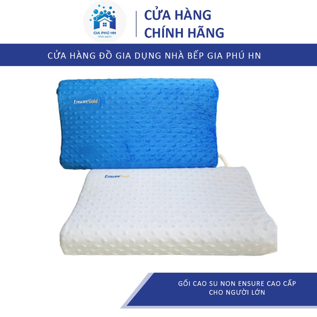 Gối Cao Su Non Cao Cấp Cho Người Lớn, Gối Cao Su Non Ensure Cho Giấc Ngủ Êm Ái, Hàng Khuyến Mại Ensure, Giao Ngẫu Nhiên