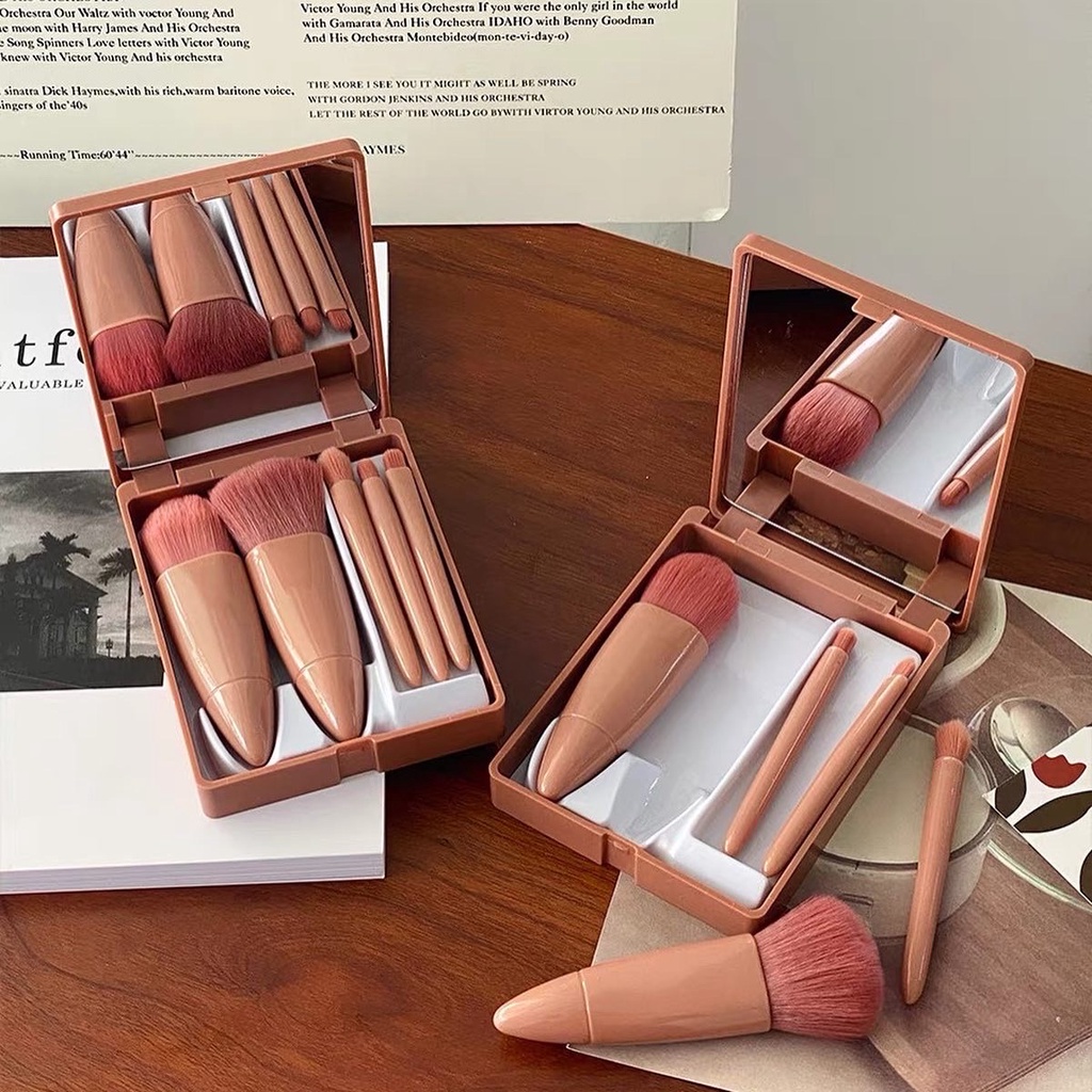 Bộ cọ nội địa Trung 5c kèm gương