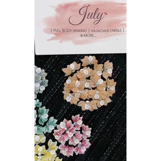Mẫu C055. Hoa bột nail