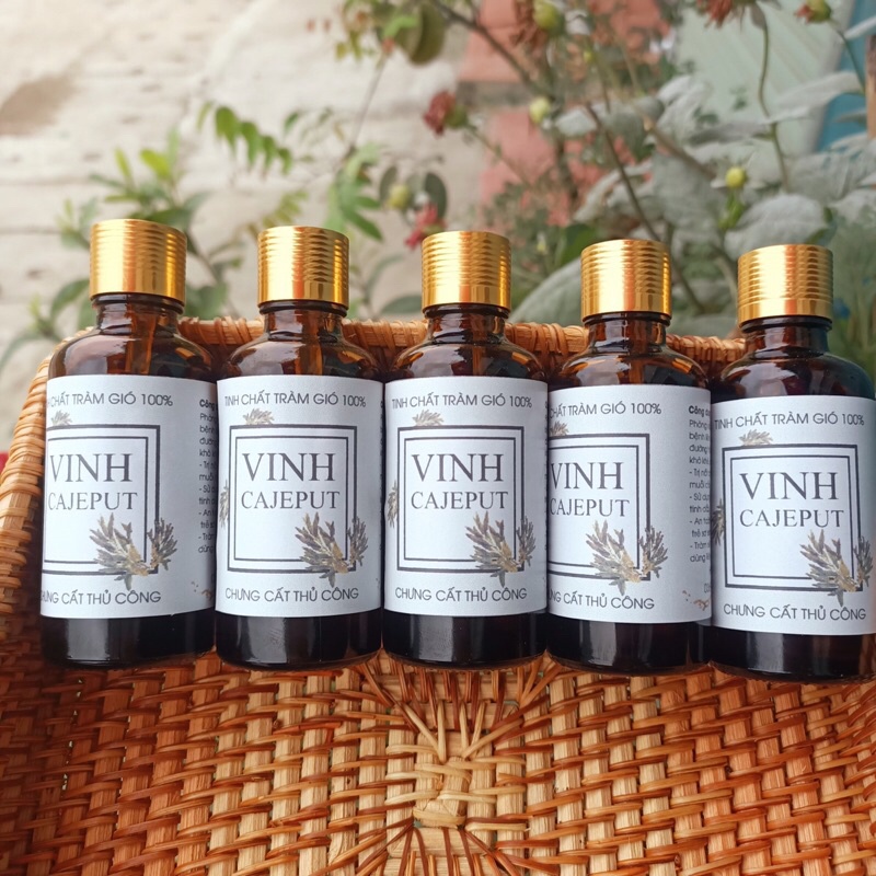 100ml 50ml 5ml Tinh chất Dầu Tràm gió Vinh Cajeput 100% tự nhiên
