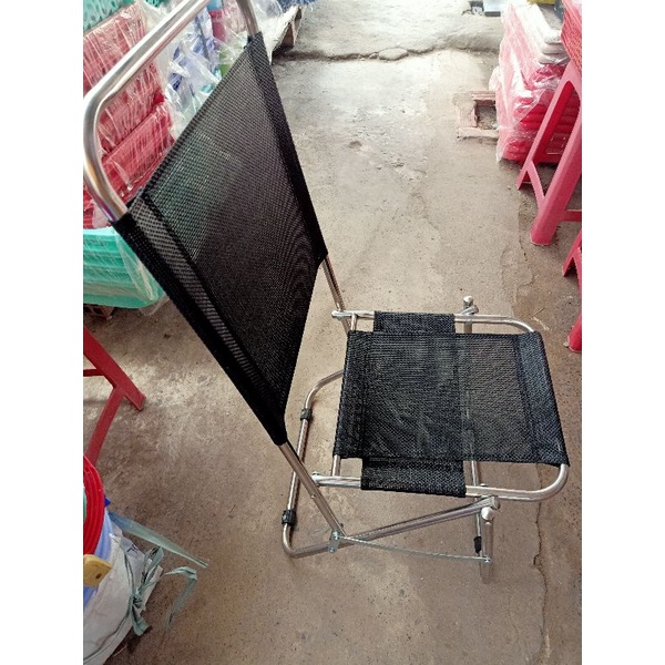 ghế xếp inox, ghế câu cá