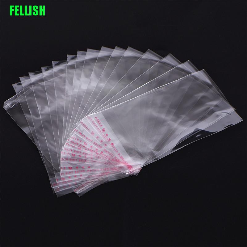 Set 200 túi nhựa trong suốt đựng trang sức kẹo tiện dụng