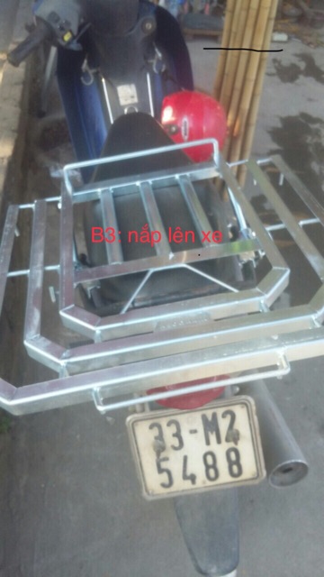 Giá chở hàng xe máy loại dày
