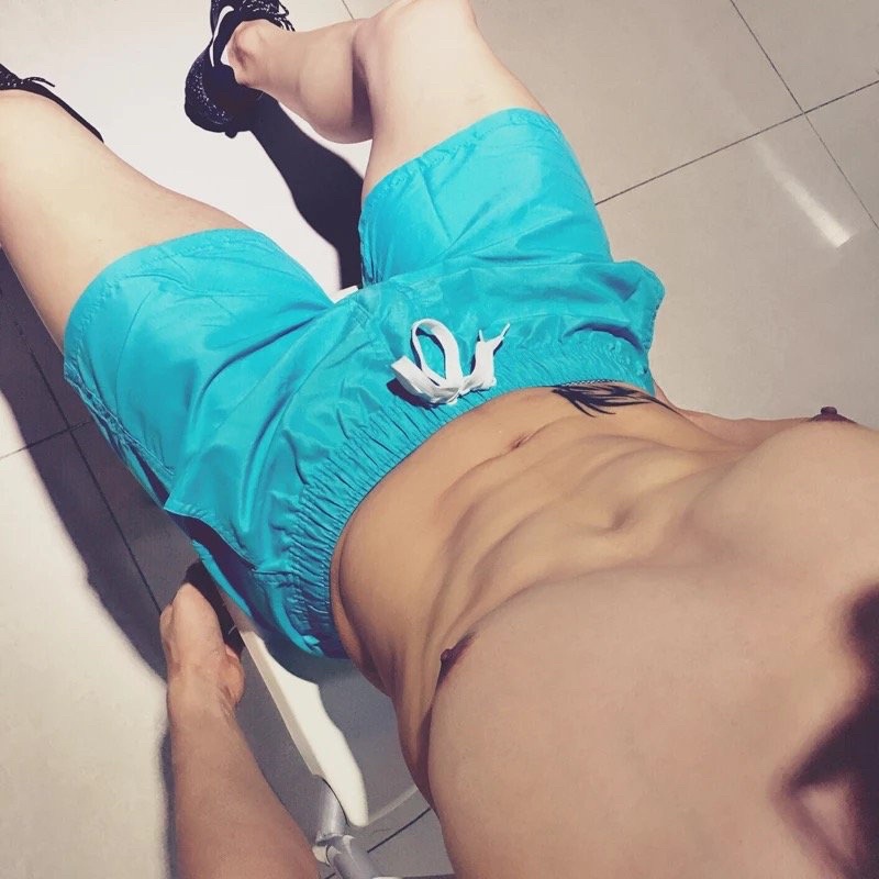 Quần dù nam màu trơn, quần đi biển