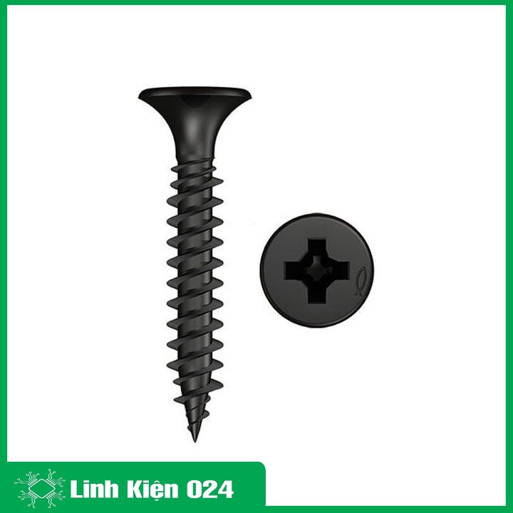 Vít gỗ đen vít thạch cao màu đen  chiều dài 1.5cm/2cm/2.5cm/3cm/4cm