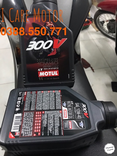 Tem 3 Lớp  EU ,Motul 300v Factory Line 10w40