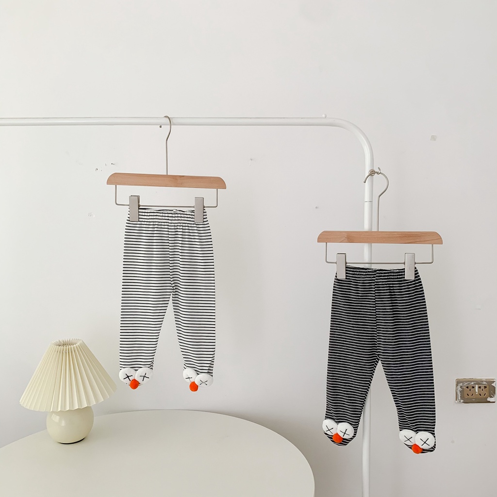 Quần tất cotton họa tiết kẻ sọc cho trẻ sơ sinh