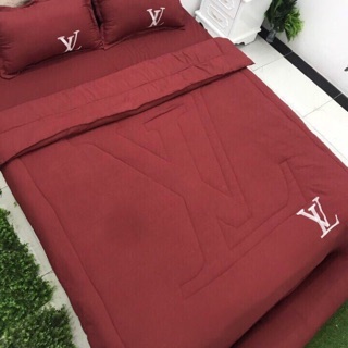 Bộ chăn ga gối Đũi thương hiệu 5 món