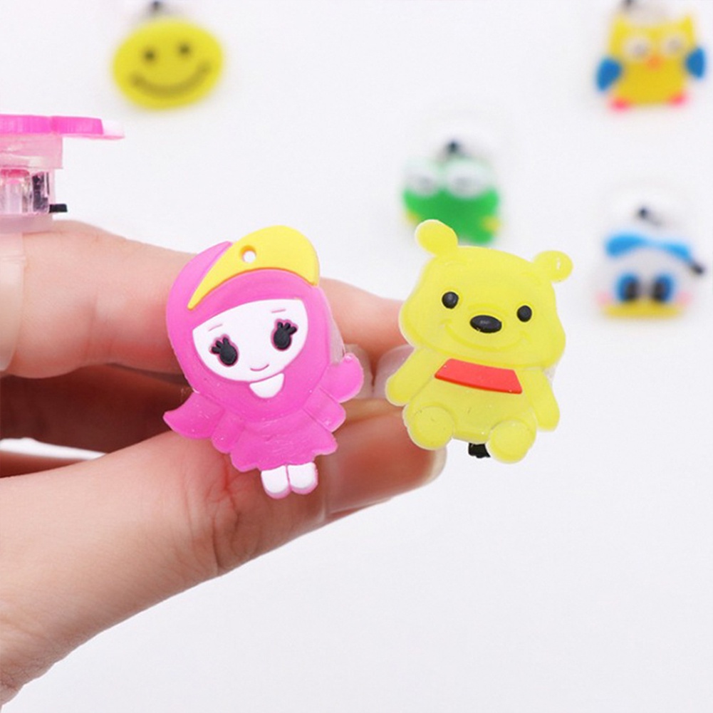Nhẫn Đồ Chơi Có Đèn Led Nhiều Màu Sắc Dễ Thương Cho Trẻ Em