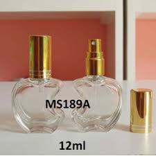 Vỏ chai chiết nước hoa hình táo thủy tinh 10ml