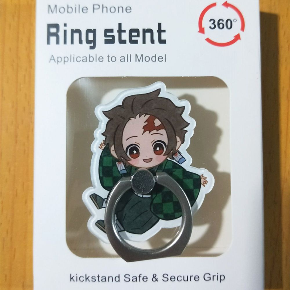 Nhẫn Đỡ Điện Thoại Xoay 360 Độ Hình Demon Slayer Kimetsu No Yaiba