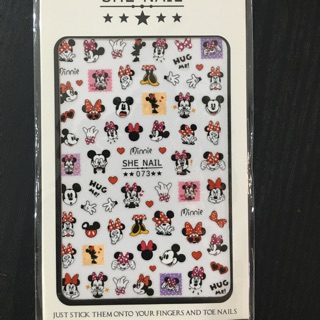 Sticker Dán Móng ( Micky, trái tim...)
