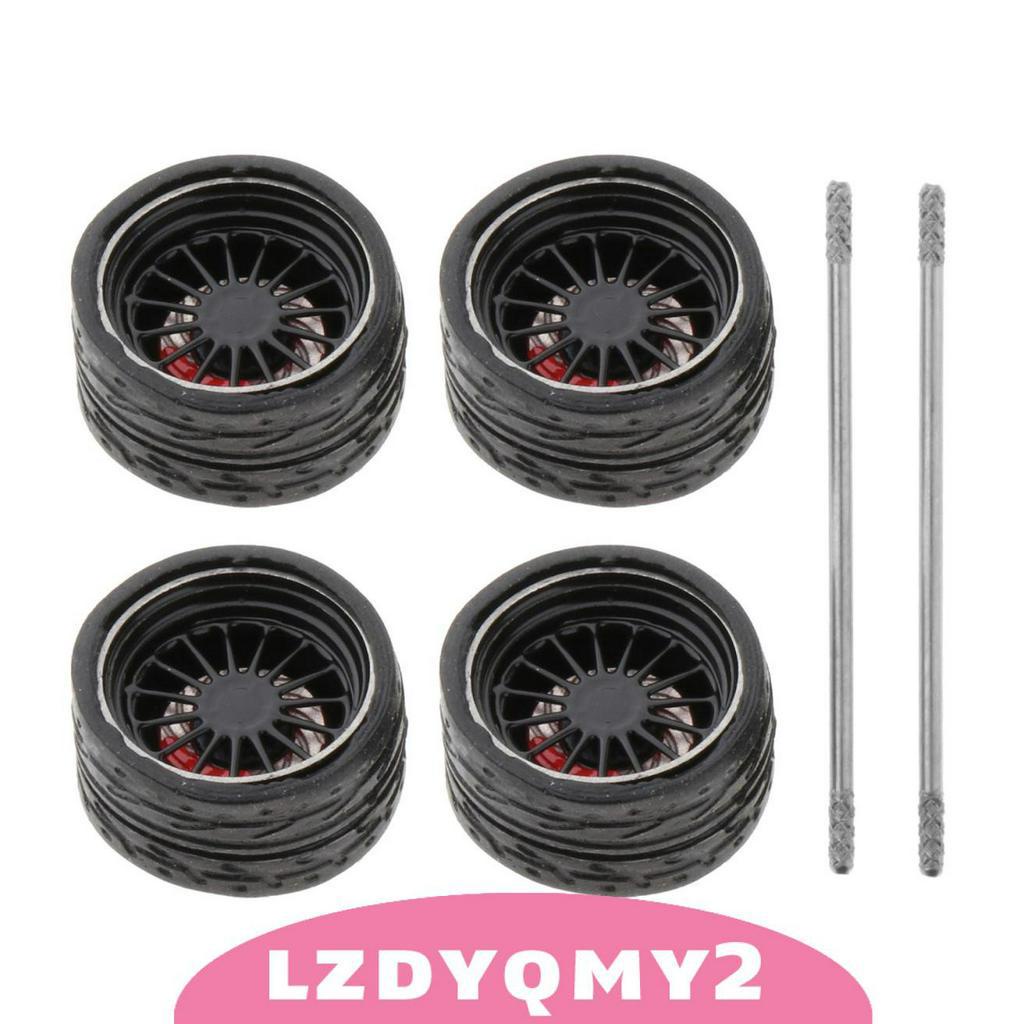 HOTWHEELS Bộ 4 Bánh Xe Đồ Chơi Tỉ Lệ 1: 64