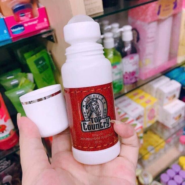 Lăn khử mùi Ngựa Top Country Thái Lan 60ml