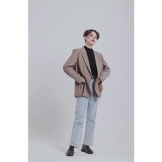 Áo Blazer kéo khoá 2 lớp