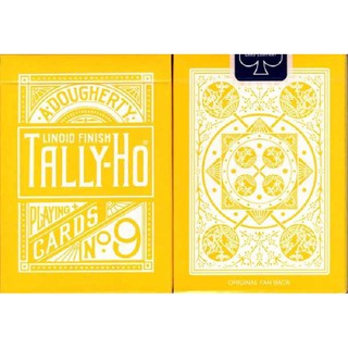 Bài ảo thuật : Tally Ho Reverse Fan back (Yellow) Limited Edition