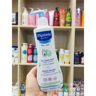 Sữa tắm gội 2in1 Mustela Pháp 500ml