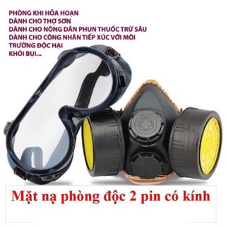 Mặt nạ phòng chống khói, khí độc.