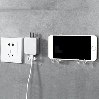Móc Dán Tường Treo Phích Cắm Điện Trong Suốt Chịu Lực Tiện ích H005