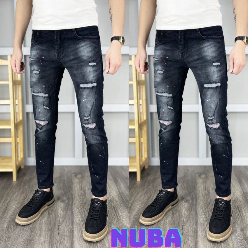 Quần jean nam cao cấp đẹp giá rẻ giống hình giống mẫu,quần bò NUBA 40 | BigBuy360 - bigbuy360.vn