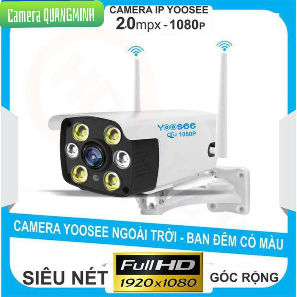 Camera Yoosee wifi ngoài trời 1080p chống nước - [Loại 1] - Kèm thẻ nhớ 32Gb/64Gb [tùy chọn] | WebRaoVat - webraovat.net.vn