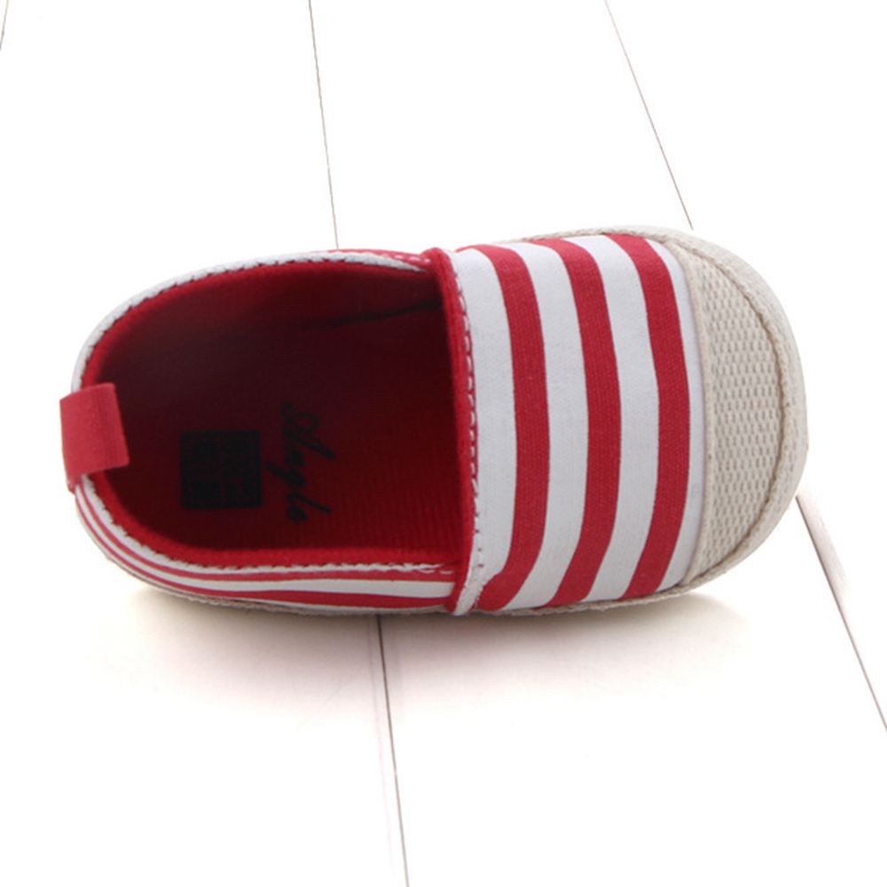 Giày Lười Vải Lanh Đế Mềm Chống Trượt Cho Bé