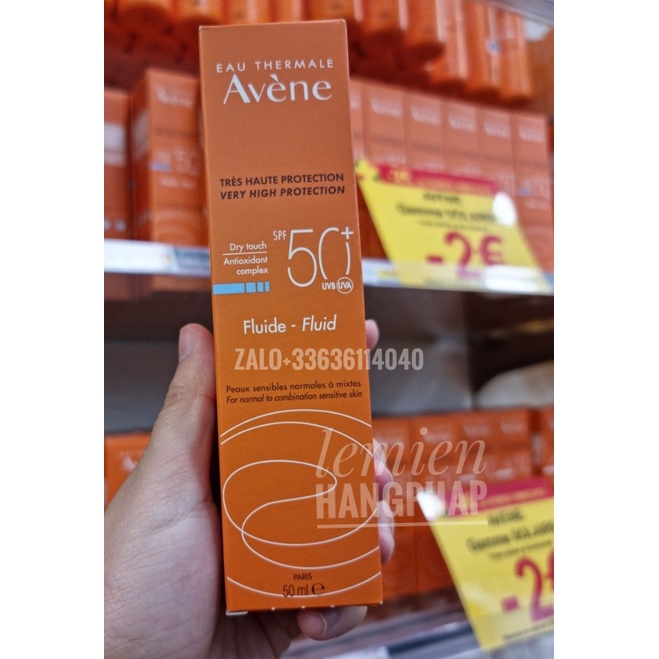 Kem chống nắng Avene emulsion-spf50