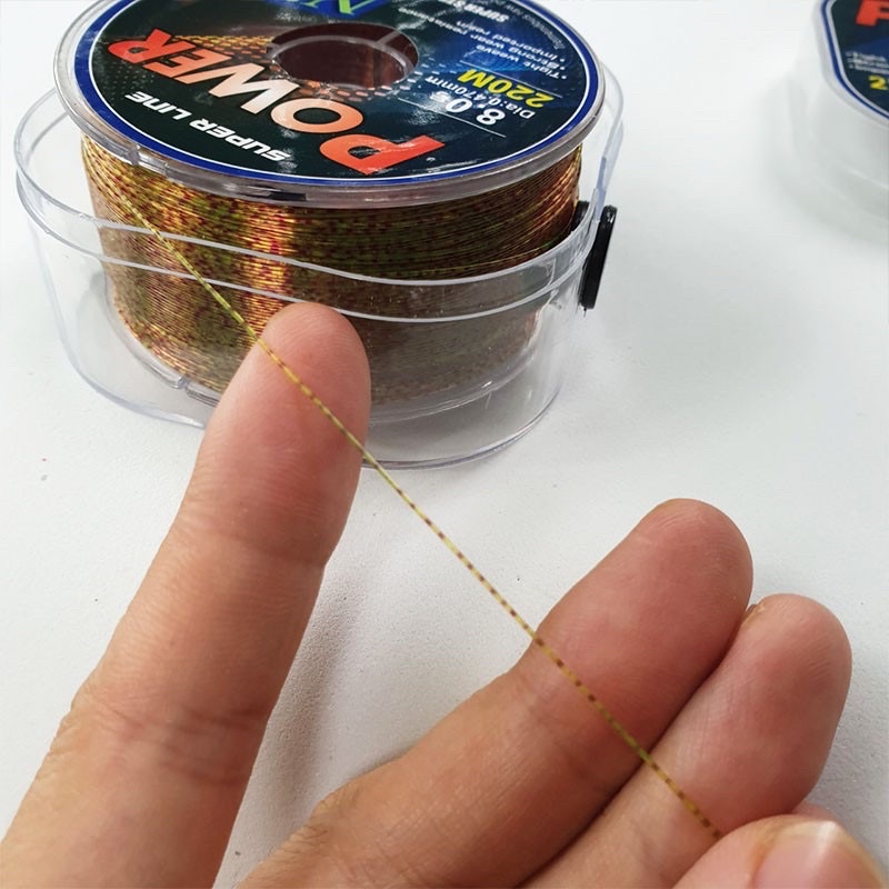 cước câu tàng hình làm trục câu cá 220m Nylon Super