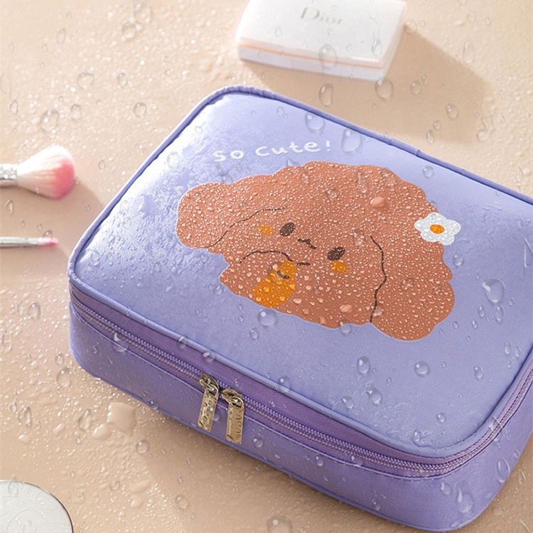 -Công suất lớn mới đi du lịch xách tay mỹ phẩm lưu trữ túi phim hoạt hình di động lưu trữ túi không thấm nước vệ sinh cá nhân Túi
