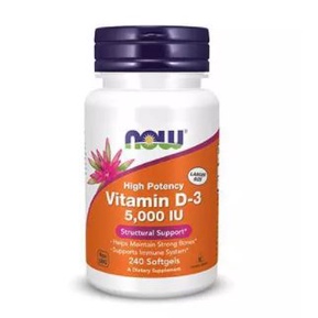 Thực phẩm chức năng Now Vitamin D3 5000 IU nhập khẩu Mỹ phân phối chính hãng Gymstore
