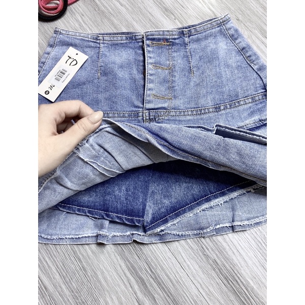 VÁY JEAN 2 TẦNG