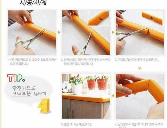 Bọc cạnh bàn, tủ, tường ... bảo vệ bé yêu
