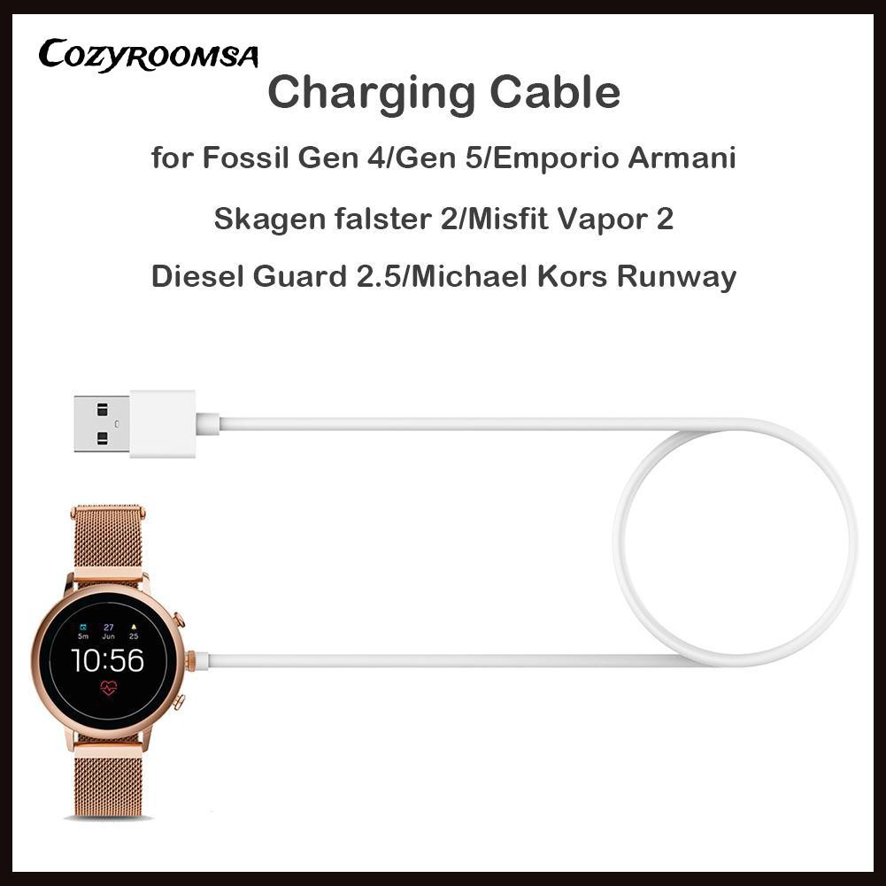 EMPORIO ARMANI FOSSIL Dây Cáp Sạc Usb Chuyên Dụng Cho Taporio Armani Skagen Falcon Gen 4 Gen 5