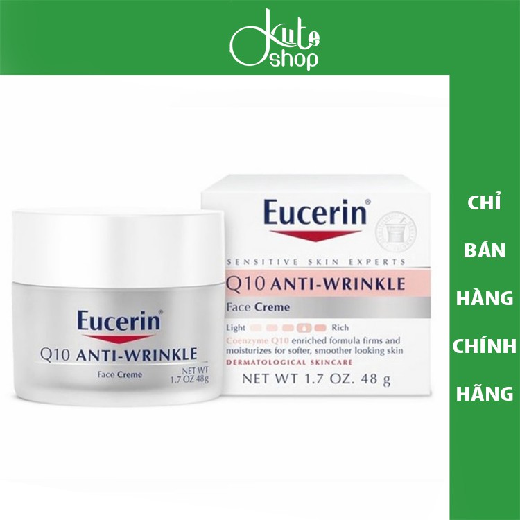 {Có bill order từ US} Kem dưỡng ẩm chống lão hóa Eucerin Q10 Anti-Wrinkle Face Creme 48g