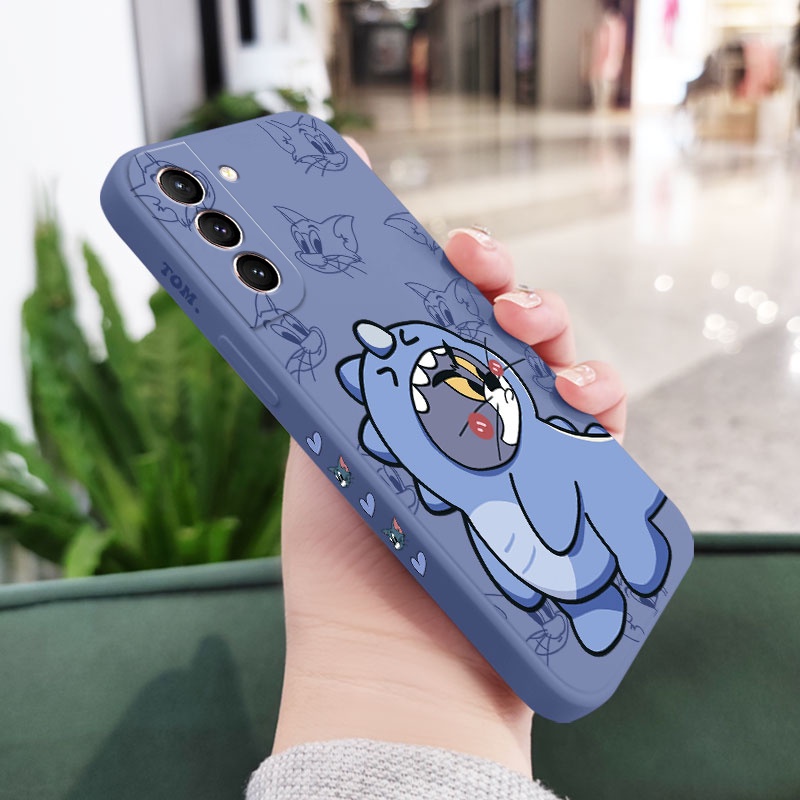 Ốp Điện Thoại Hình Khủng Long Cho Samsung Galaxy S21 S20 FE Ultra Plus