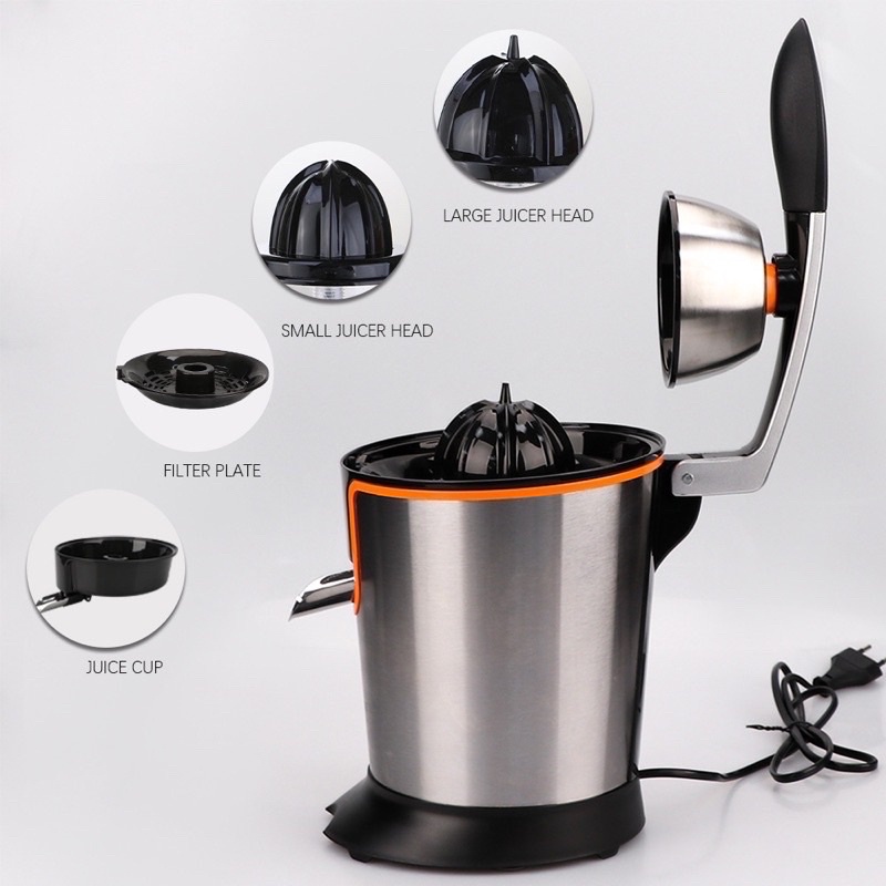 Máy vắt cam, ép cam HAEGER HG-622 bằng inox cao cấp cong xuất 85w