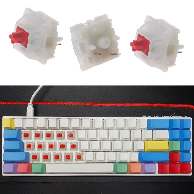 Bộ 10 Công Tắc 5pin Cho Bàn Phím Cơ Gk61 Gk64
