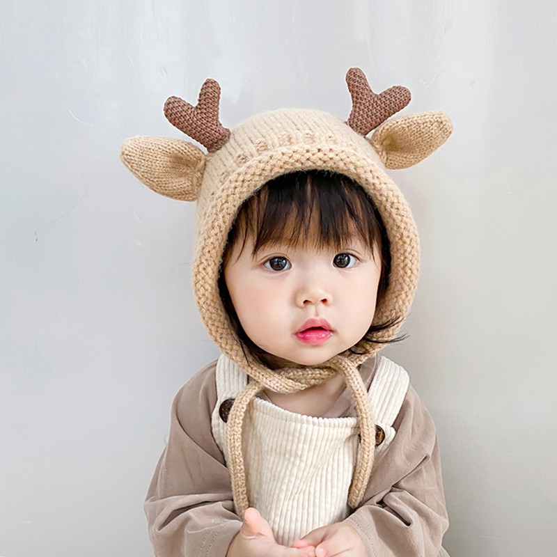 Mũ Lông Giữ Ấm Tai Siêu Dễ Thương Cho Bé Gái