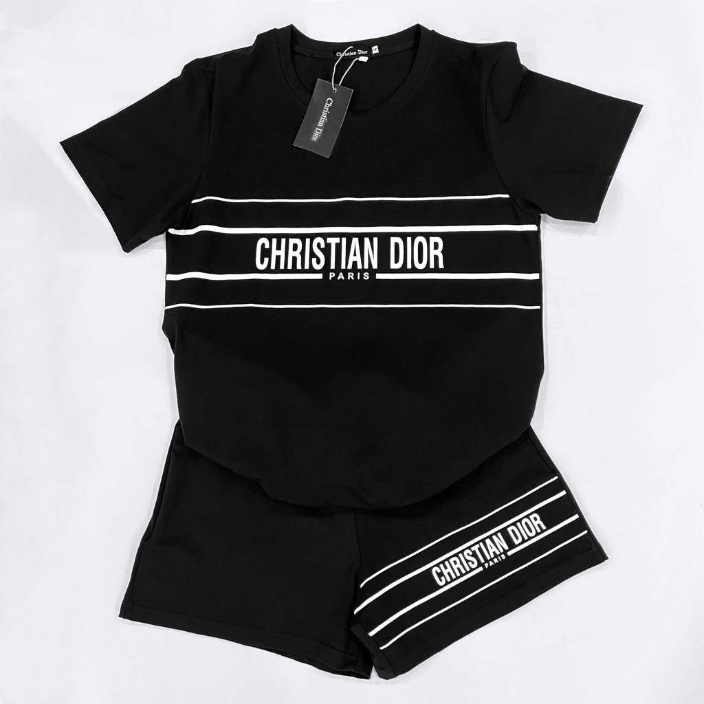 Set Quần Áo Di.or Form Rộng Hàng VNXK Chất Thun Cotton Thoáng Mát