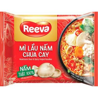 Mì Reeva lẩu nấm chua cay gói 85g
