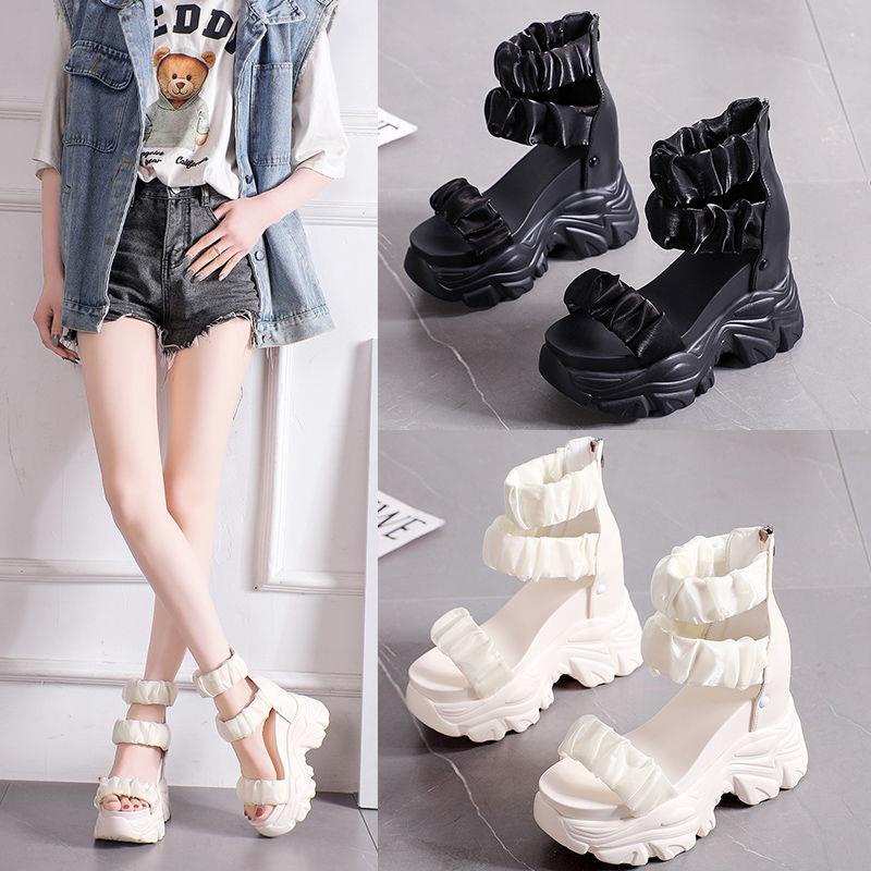 Xăng đan Thể Thao Đế Dày Cao Gót Thời Trang Mùa Hè Hàng Mới Dành Cho Bạn Nữ s 2022