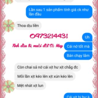 Sỉ 5 lọ tinh dầu trị muỗi đốt