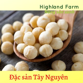 Hạt mắc ca nứt vỏ tự nhiên size trung từ 22 - 27mm, 500gr, Hạt Macca Việt Nam giòn tan, thơm lừng