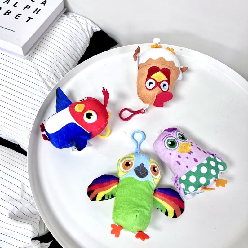 Xuất Mexico!! Móc treo balo, nôi cũi, treo cặp, xe đẩy có lục lạc chuông an toàn kích thích thị giác cho bé
