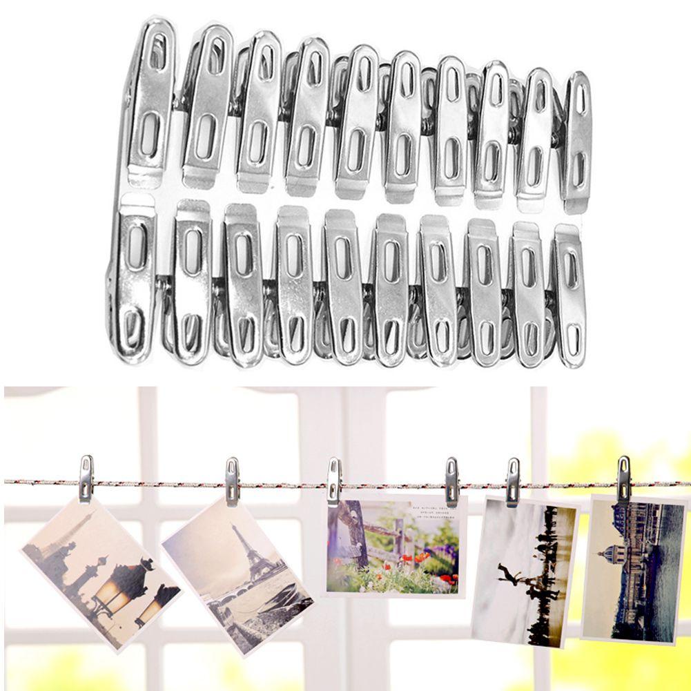KRNY Set 20 Kẹp Tài Liệu Bằng Thép Không Gỉ