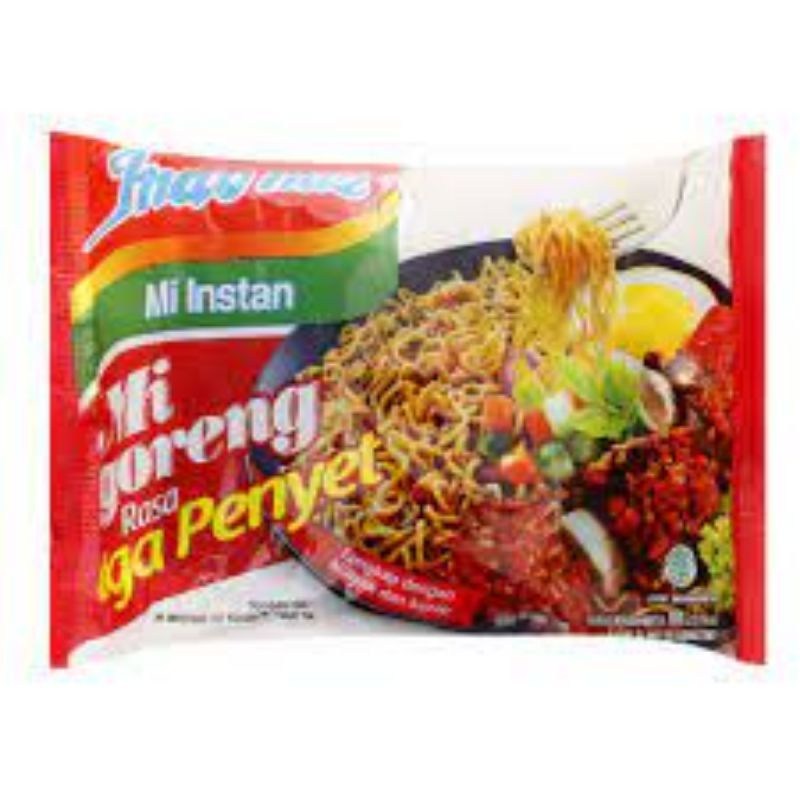 Thùng 40 gói mì xào khô indomie goreng - mix ngẫu nhiên(có sẳn)