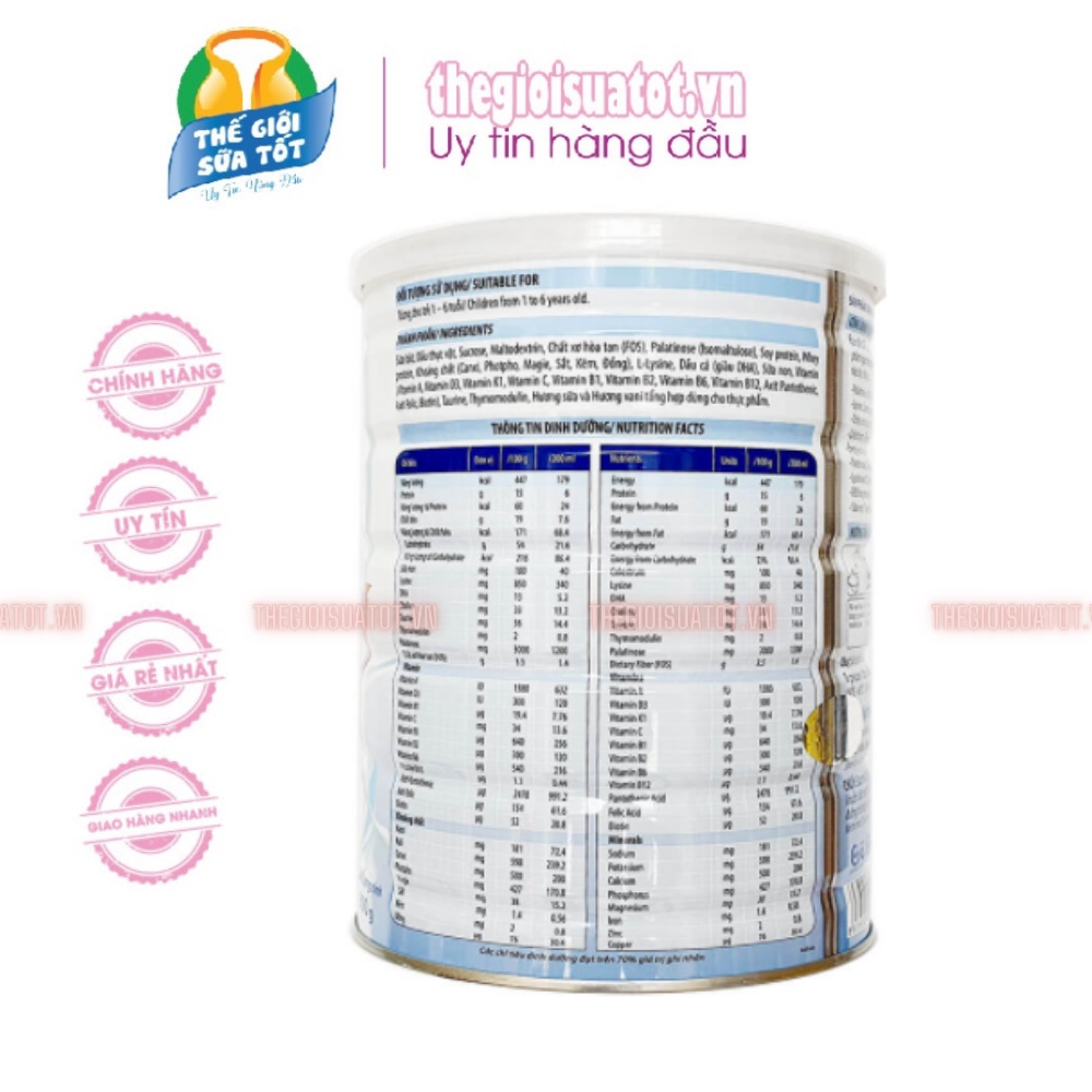 Sữa Eurofit A+  900g - sữa dinh dưỡng giúp trẻ phát triển toàn diện