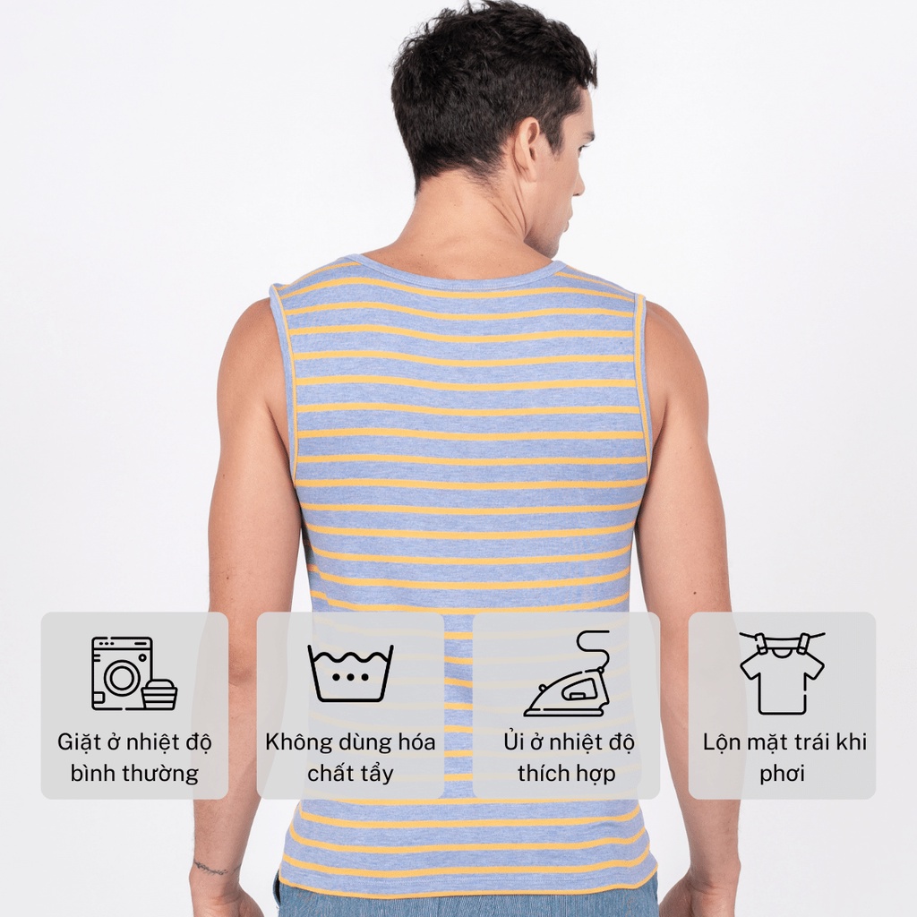 Áo ba lỗ nam tập gym thể thao sát nách cotton mềm co giãn 4 chiều thấm hút mồ hôi CIZA ATKS02