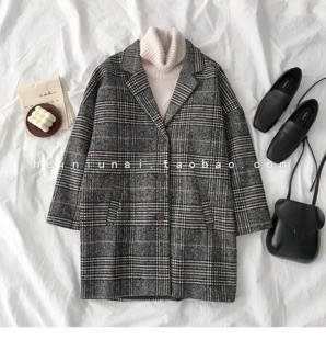 [ORDER] Áo khoác dạ đen