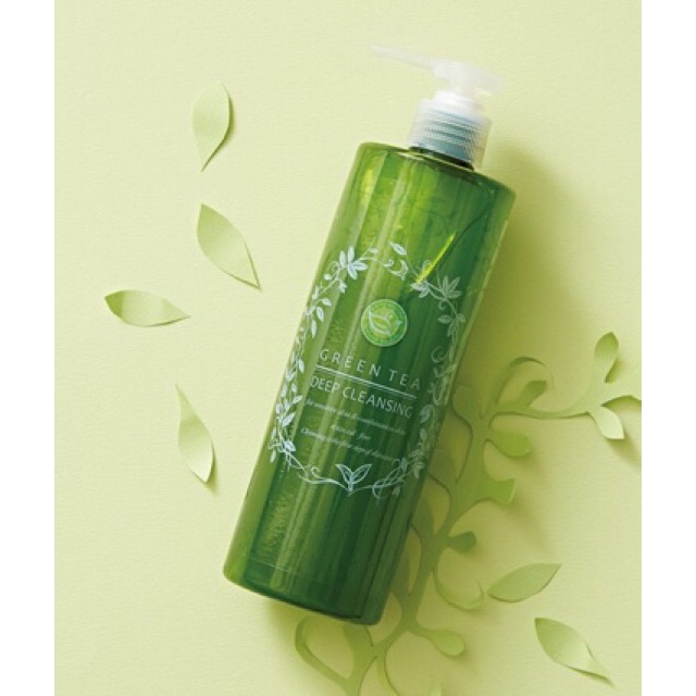 GEL TẨY TRANG GREEN TEA DEEP CLEANSING SANTA MARCHE CHO DA MỤN VÀ NHAY CẢM